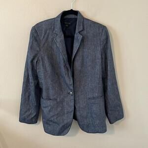 Ann Taylor Cotton/Linen Blazer